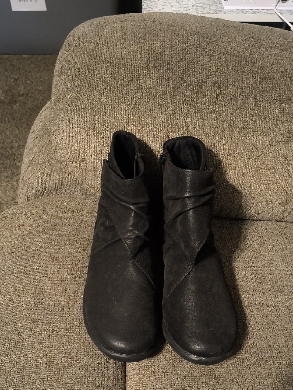 Cloudsteppers by Clarks Black Women's Ankle Boots